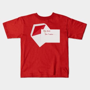 Santa's excuse letter Kids T-Shirt